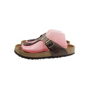 Birkenstock Women's Brown Gizeh Leather Slip-On Thong Sandal Size 11